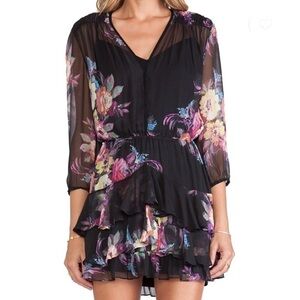 Smocked Yoke Ruffle Dress